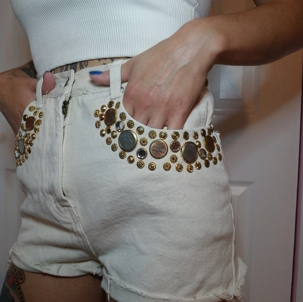 Vintage coin shorts
